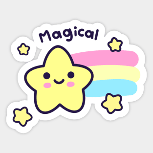 Kawaii Star Sticker